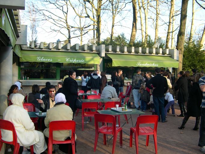  marchand de crêpes, glaces et boissons, parc de la tête d'Or
